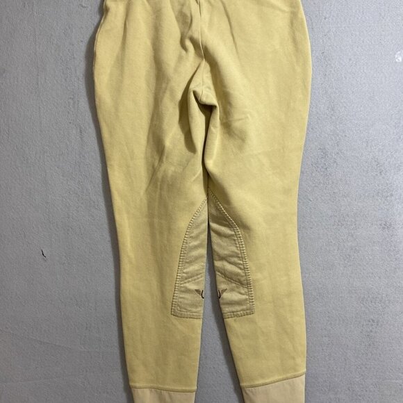 Tuff Rider  Tailored Riding Pants Jodhpurs Equestrian Knee Patch Beige Size 28 - Picture 4 of 8